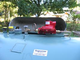 Propane tank installation 2010